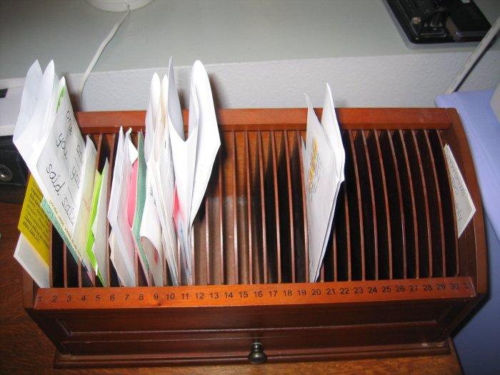 Back to basics the tickler file