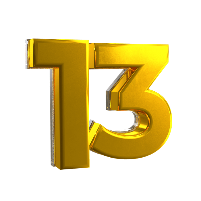 The Number 13 Colorful 13 little things that will make you better man