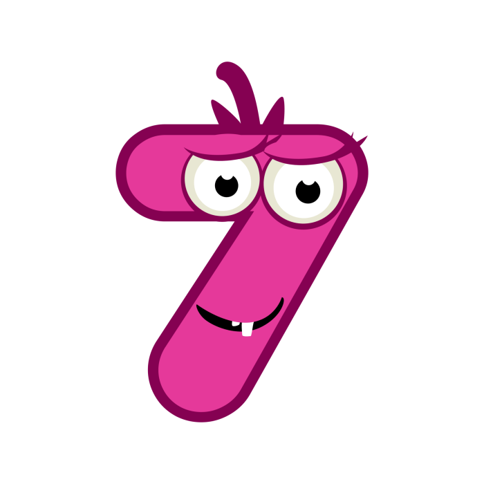 Cartoon Character Number Seven Monster, numerical 7 11153380 PNG 7 major reasons you procrastinate and how deal with them
