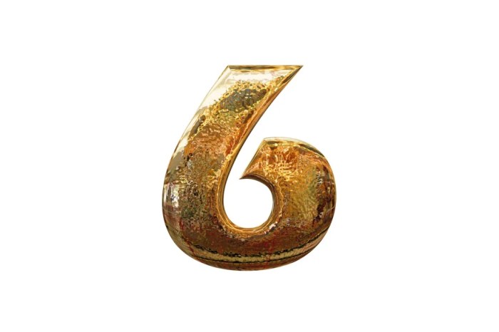 6 six number 3d golden sign Stock Illustration | Adobe Stock 6 time saving tips for working parents