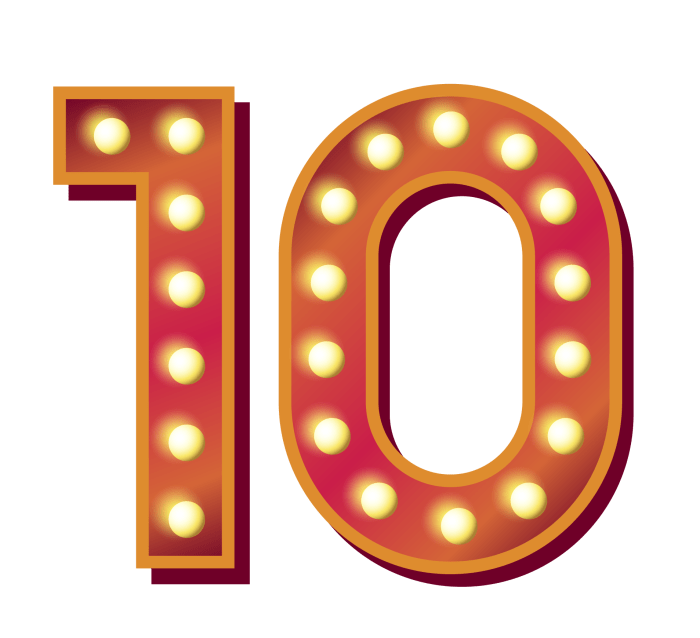 10 Numeric Icons, Number Graphics, Digital Numerals Free PNG Ten wedding hacks every engaged couple should know