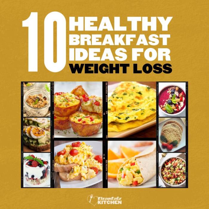 Healthy breakfast for weight loss