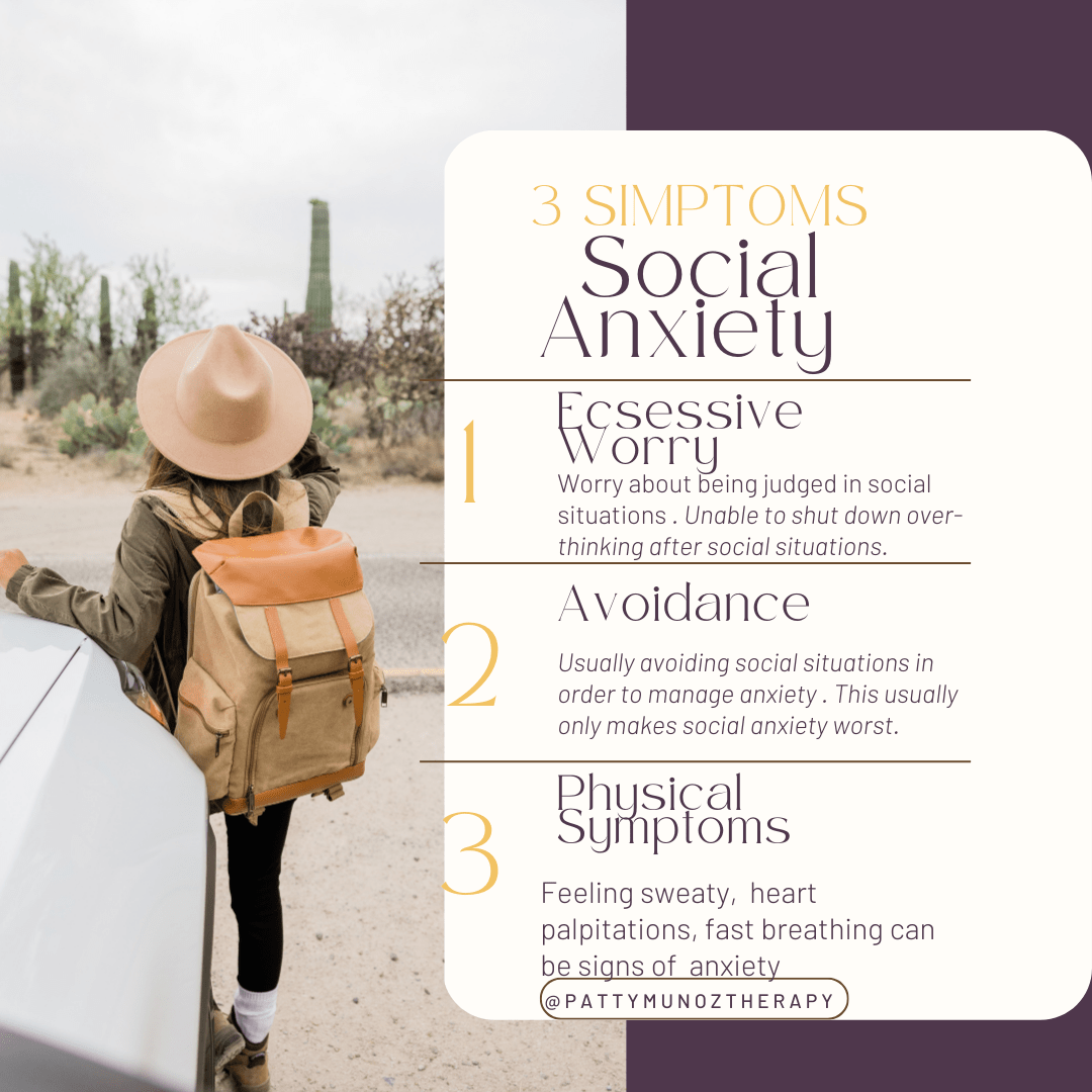 Symptoms of social anxiety