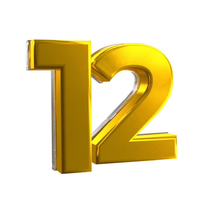 Number 12 PNGs for Free Download 12 reasons why making new friends hard and what you can about