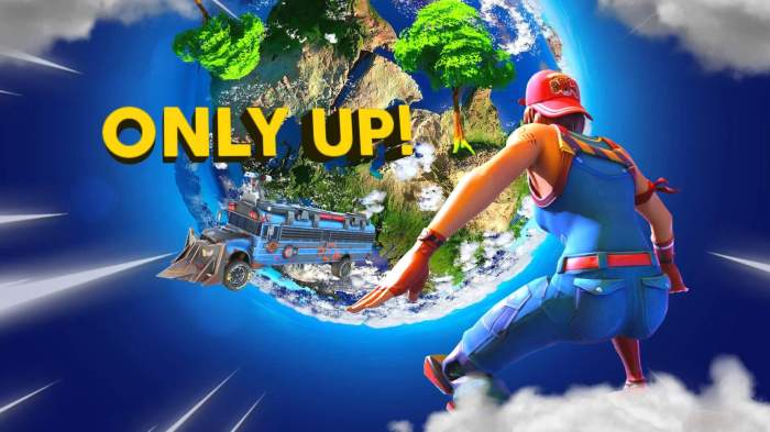 MINI ONLY UP FORTNITE - Fortnite Creative Map Code - Dropnite The only thing predictable about life its unpredictability