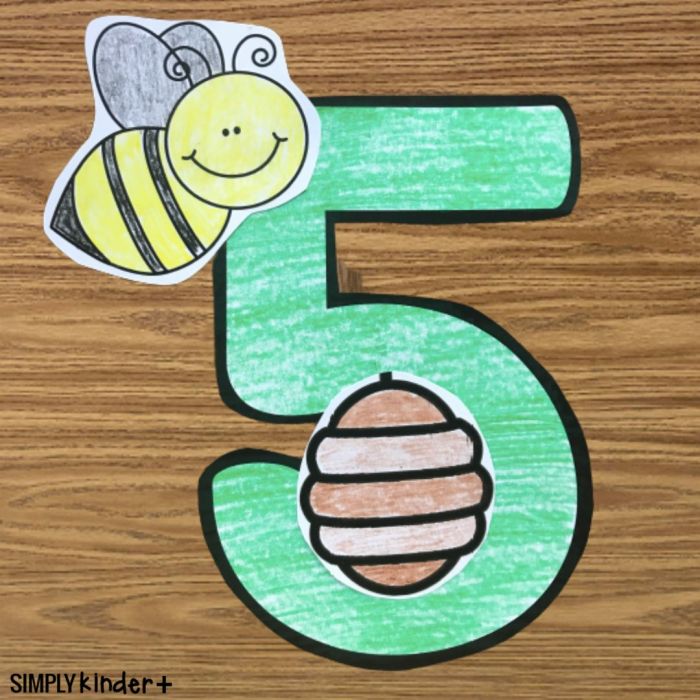 Number 5 (Five) Craft - Simply Kinder Plus 5 tips to help you keep your promises