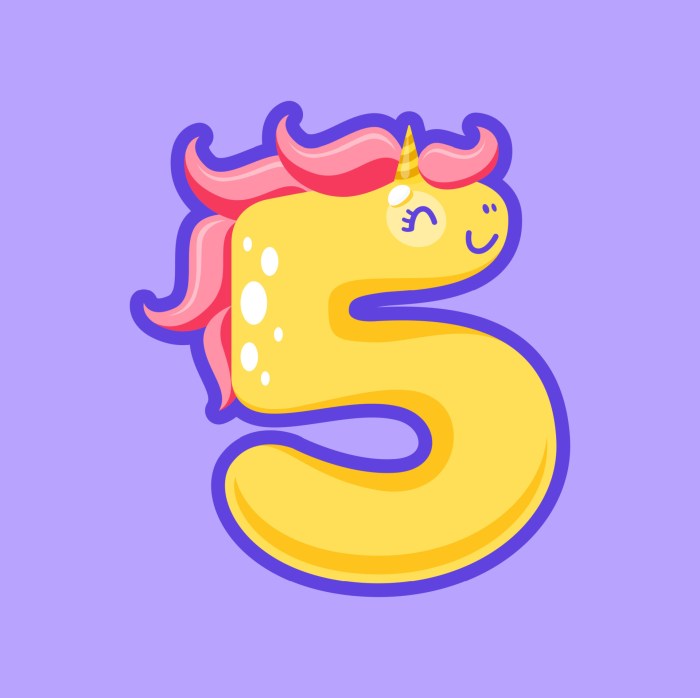 5 digit number five figure unicorn cute animal 21022955 Vector Art at ... 5 ways save failing relationship that you cherish