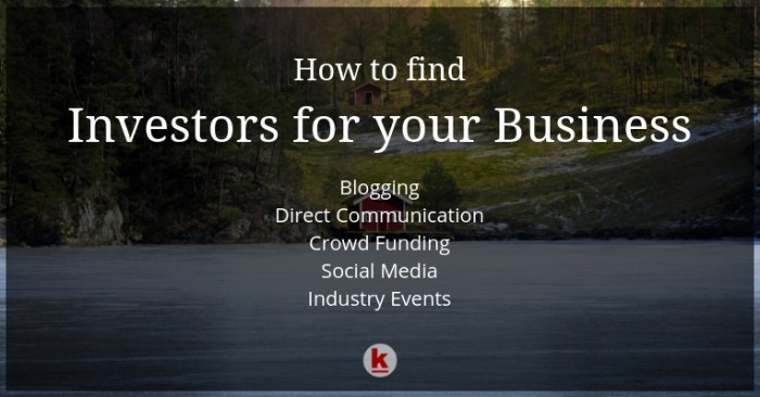 How to Find Investors for your Business - RedAlkemi How find the best investors for your new product