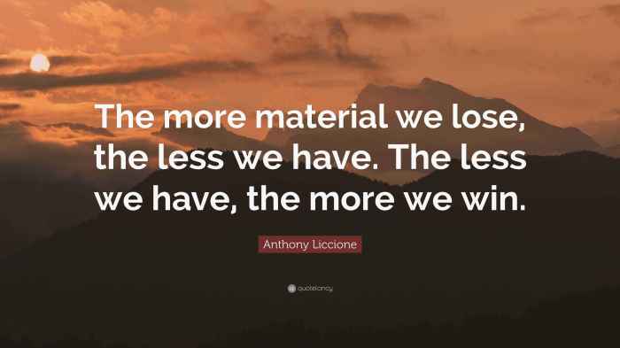 The more we compare the more we lose ourselves