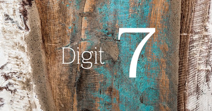 Number 7 on white background. Blue chrome 3D rendered number.. | White ... 7 basic rules creativity you should know