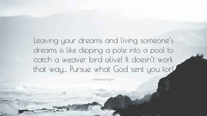 Dreams | 'neath the sun Why sometimes its better not turn dreams into reality