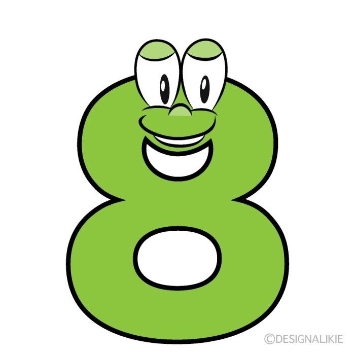 Premium Vector | Funny Purple Number Eight 8 Cartoon Character. Vector ... 8 reasons why its alright feel lost relationship