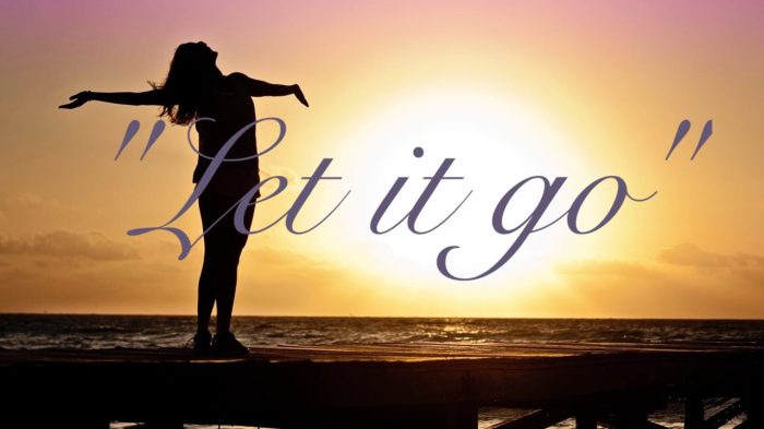 Learn to let go