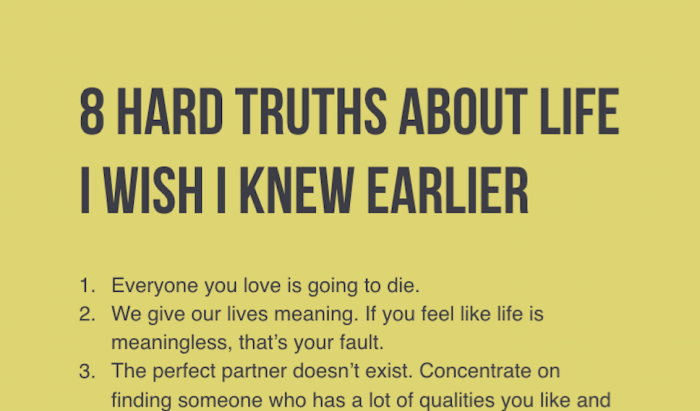 14 harsh life truths you need know stronger