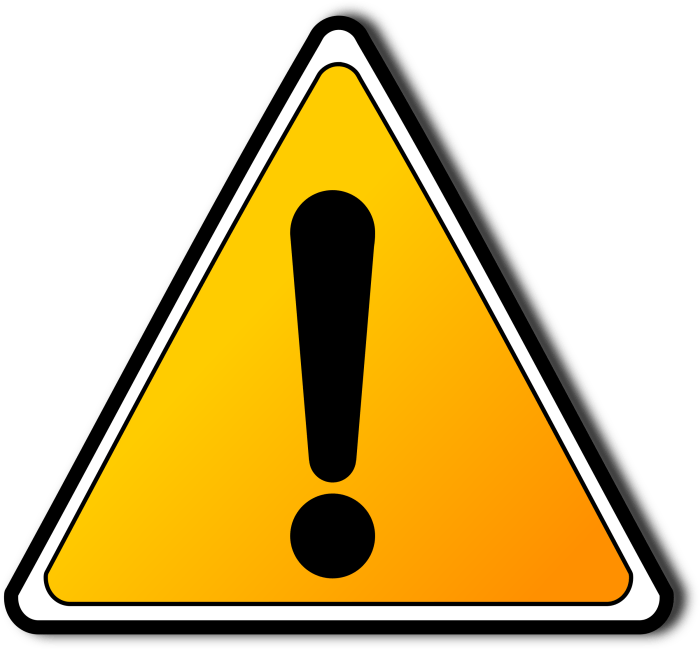 Clipart - Warning Sign Warning you have entered the burnout zone