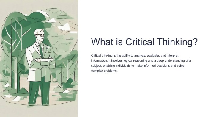 Characteristics of a critical thinker