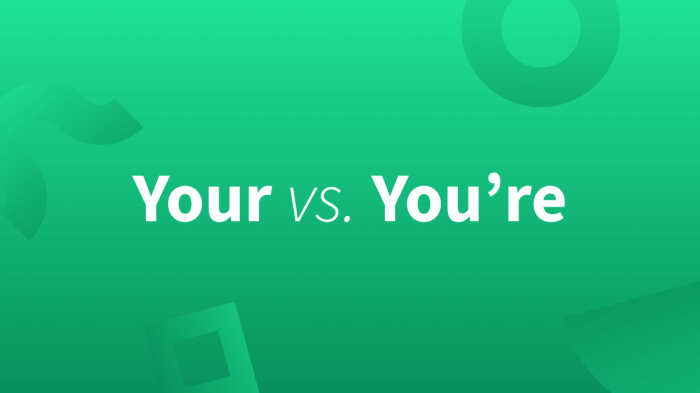 Grammar Guerilla: Your And You’re | The Heidelblog