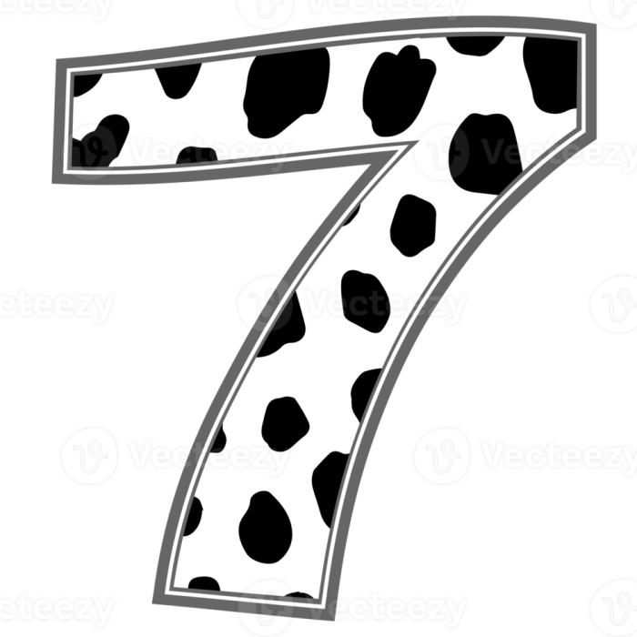 Alphabet seven number spot and dot text style graphic 25224034 PNG 7 reasons why people who sleep less are more productive
