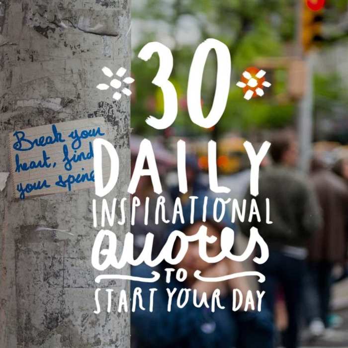 10 inspirational quotes of the day