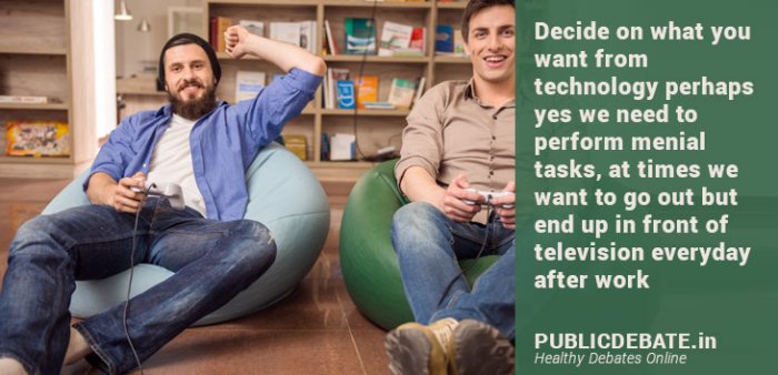 Has technology made lazy and dependent