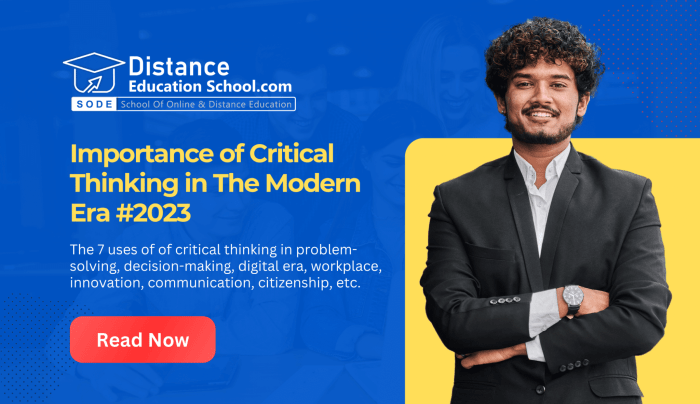 Importance of Critical Thinking The 7 Uses in Modern Era 2025 Why critical thinking essential your success and how you can improve