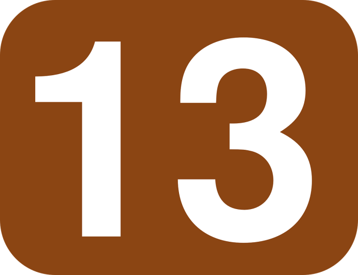Download Number, Thirteen, 13. Royalty-Free Vector Graphic - Pixabay 13 ways you can make tomorrow easier day