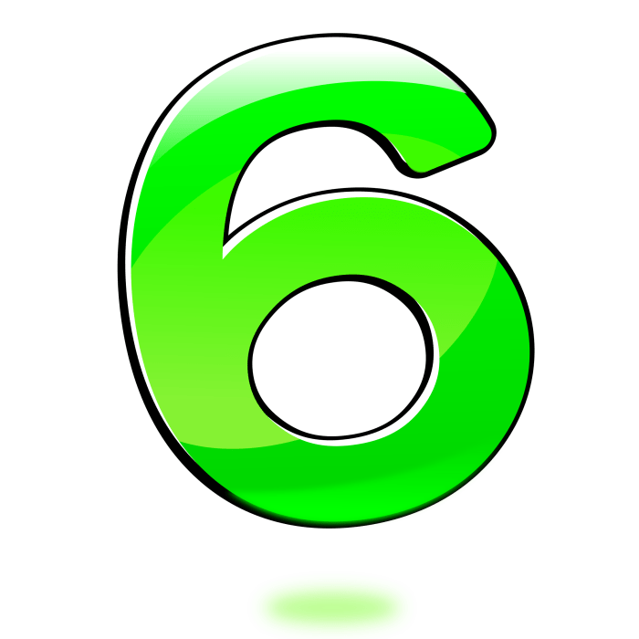 Six clipart - Clipground 6 perfect jobs for online college students