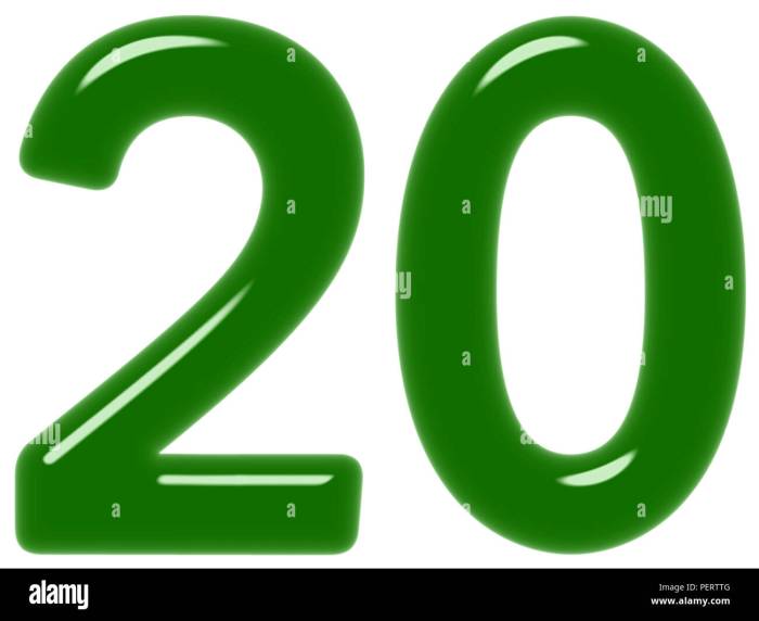 Numeral 20, twenty, isolated on white background, 3d render Stock Photo ... Twenty reasons why you still want himher