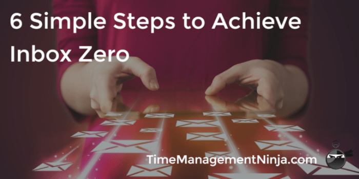 How achieved inbox zero 4 steps