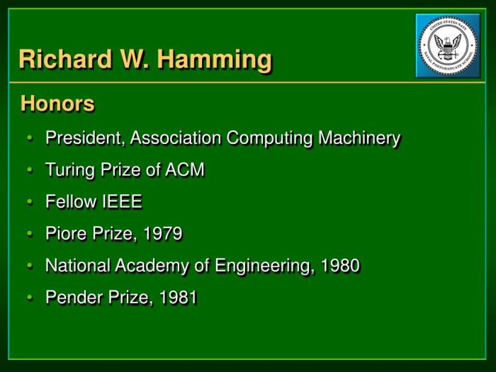Richard hammings 14 lessons for success scientist