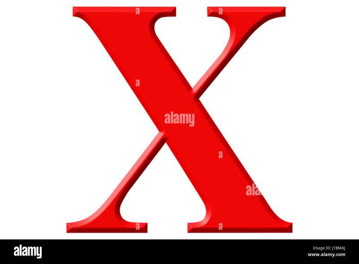 Roman numeral X, decem, 10, ten, isolated on white background, 3d ... 10 extremely useless things you need let your life