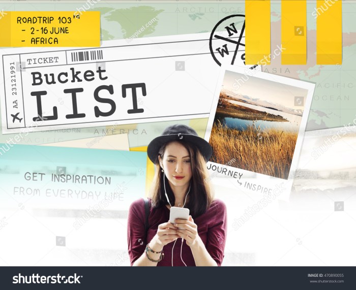 Caution divorced woman with a bucket list