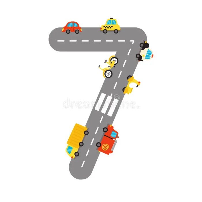 Vector Illustration. Road Numbers for Kids. Number 7. Stock Vector ... 7 reasons why you should let resentments