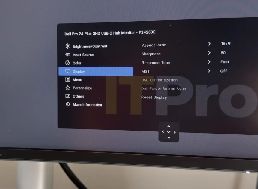 Dell Pro 24 Plus P2425DE Monitor: A Compact Powerhouse for Space-Constrained Workspaces